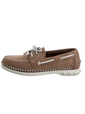 Christian Louboutin Suede Boat Shoes